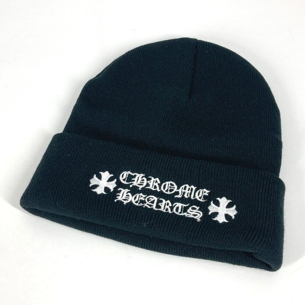 CHROME HEARTS Bicolor WATCH CAP beanie hat knit hat knit cap Knit hat Unused